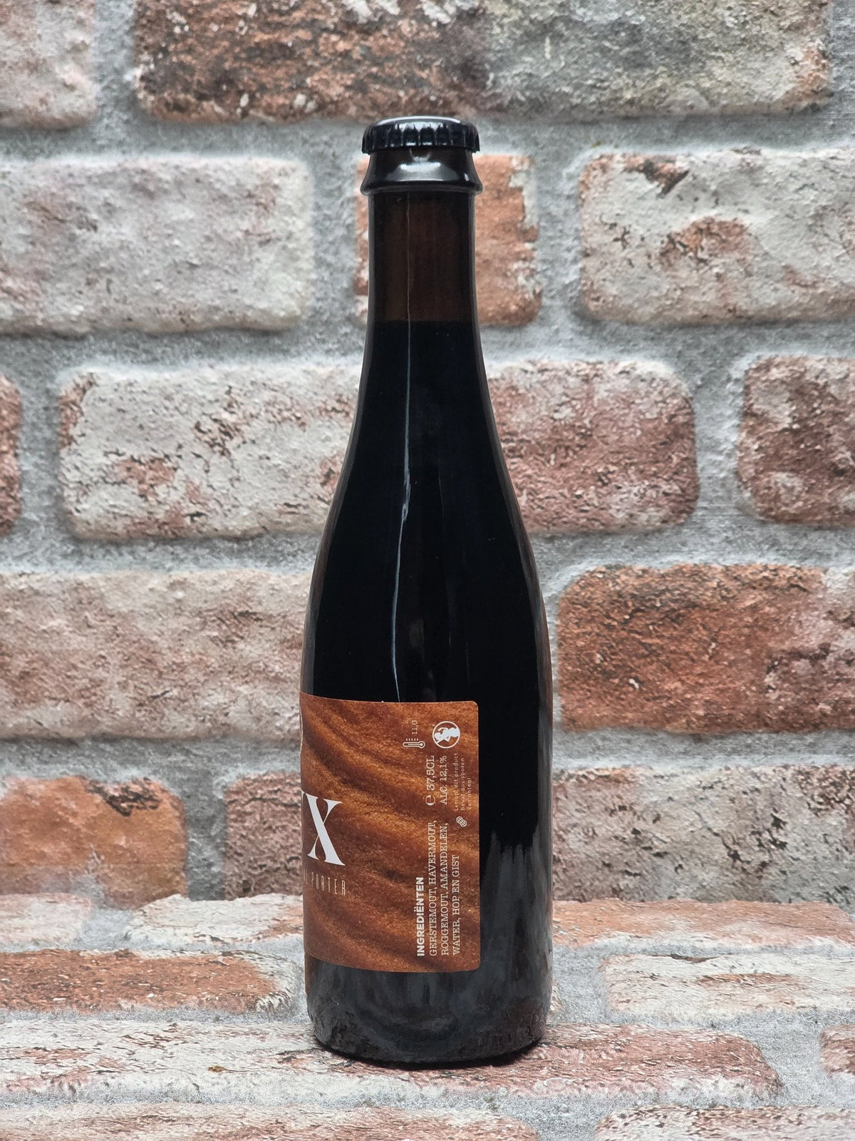 Brouwerij Halve Tamme NUX — achterkant