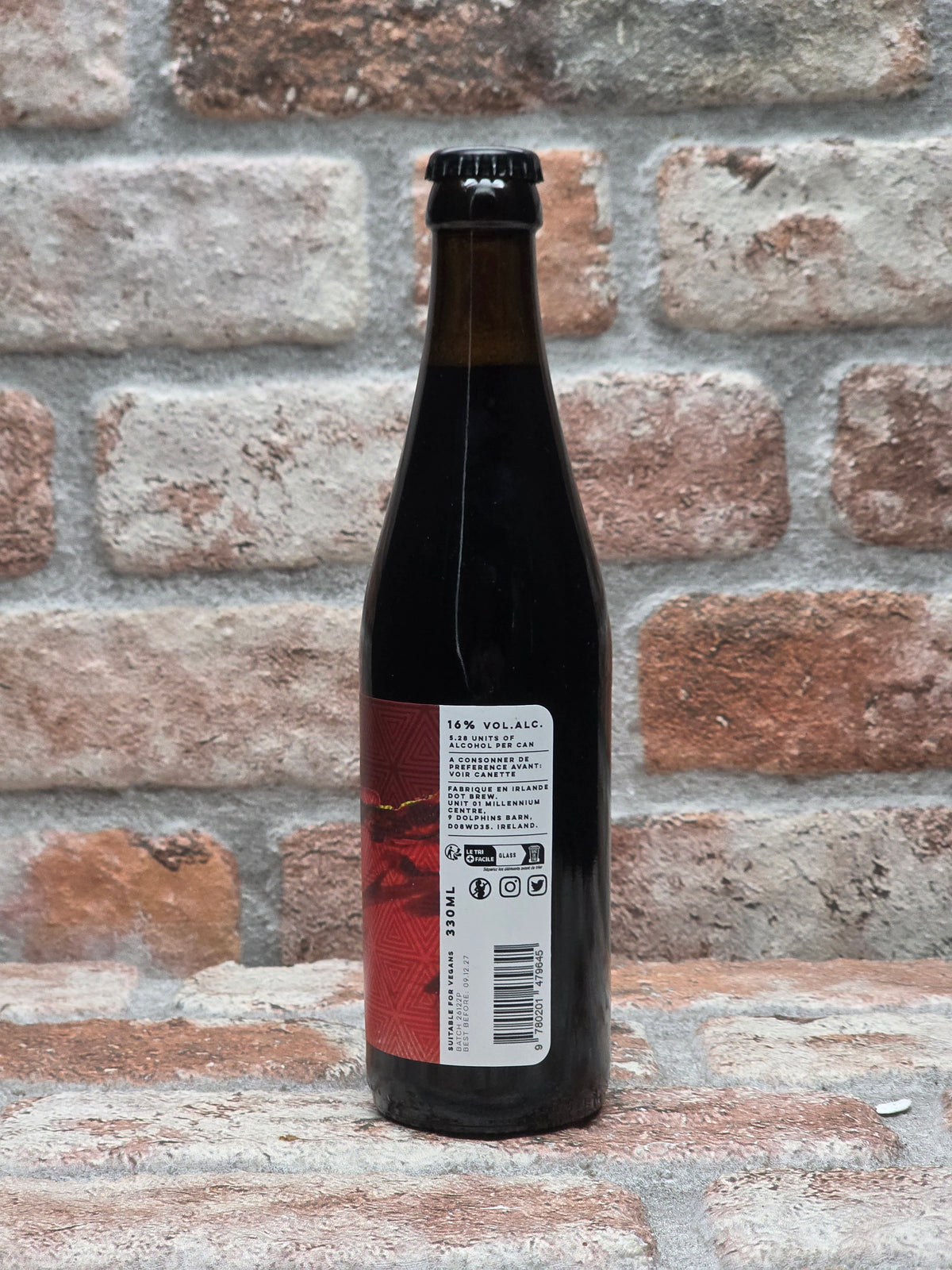 DOT Brew Barrel Aged Rum Red Dark XII Amber - 33 CL