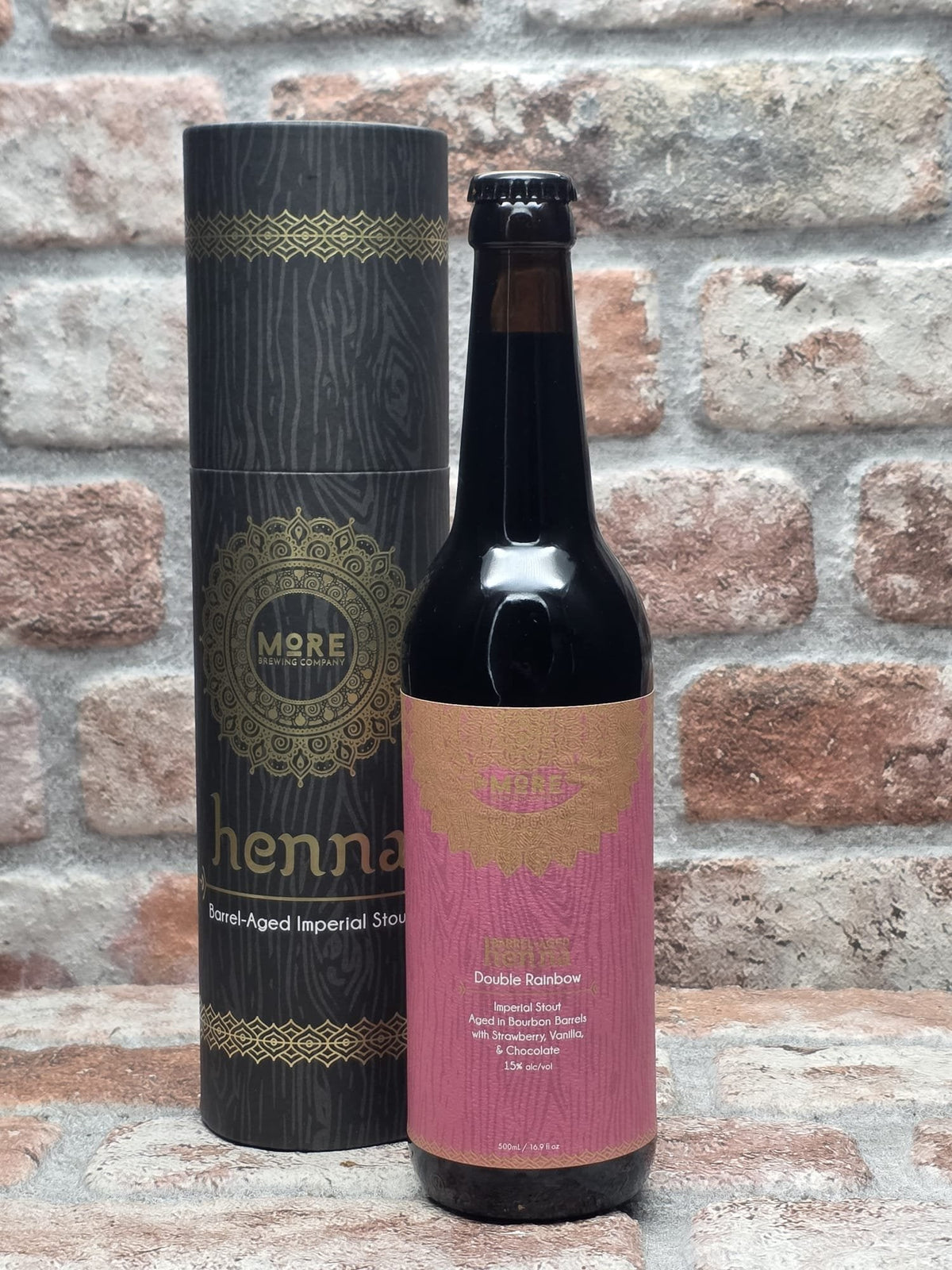 More Brewing Company Barrel-Aged Henna: Double Rainbow (2022) Stout - 50 CL