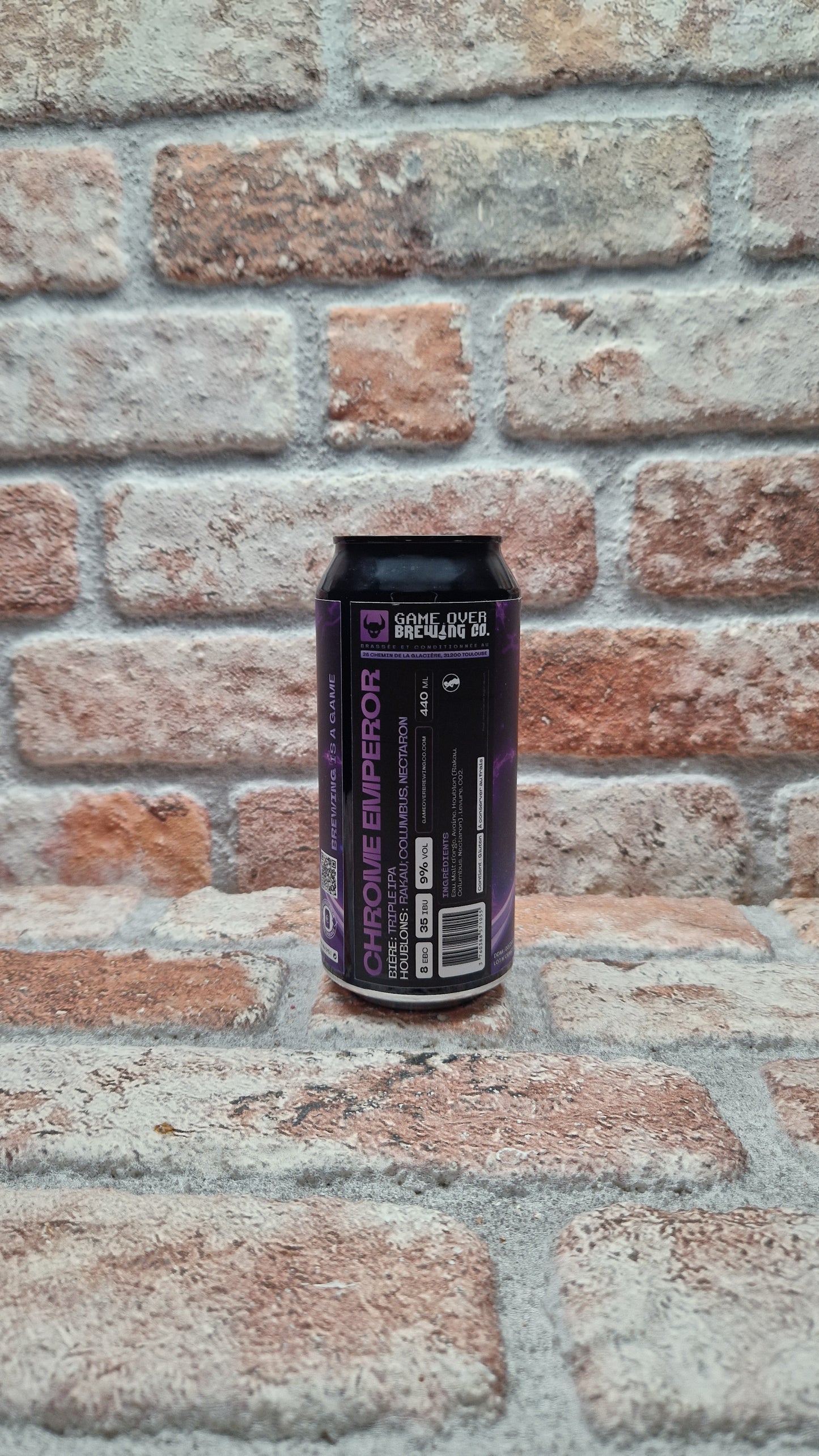 Game Over Brewing Co. Chrome Emperor IPA - 44 CL