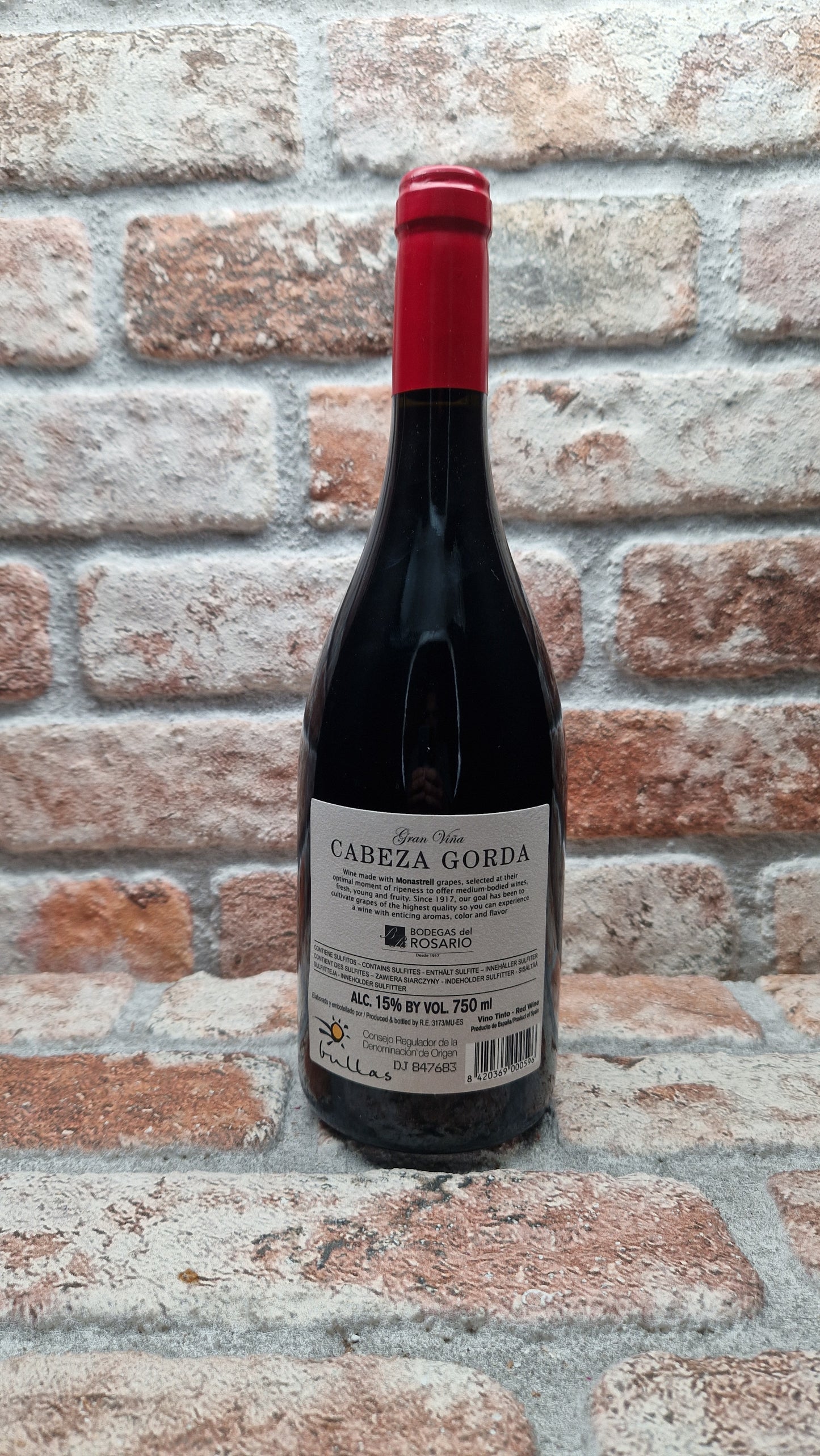 Bodegas Del Rosario Cabeza Gorda 2019 - 75 CL