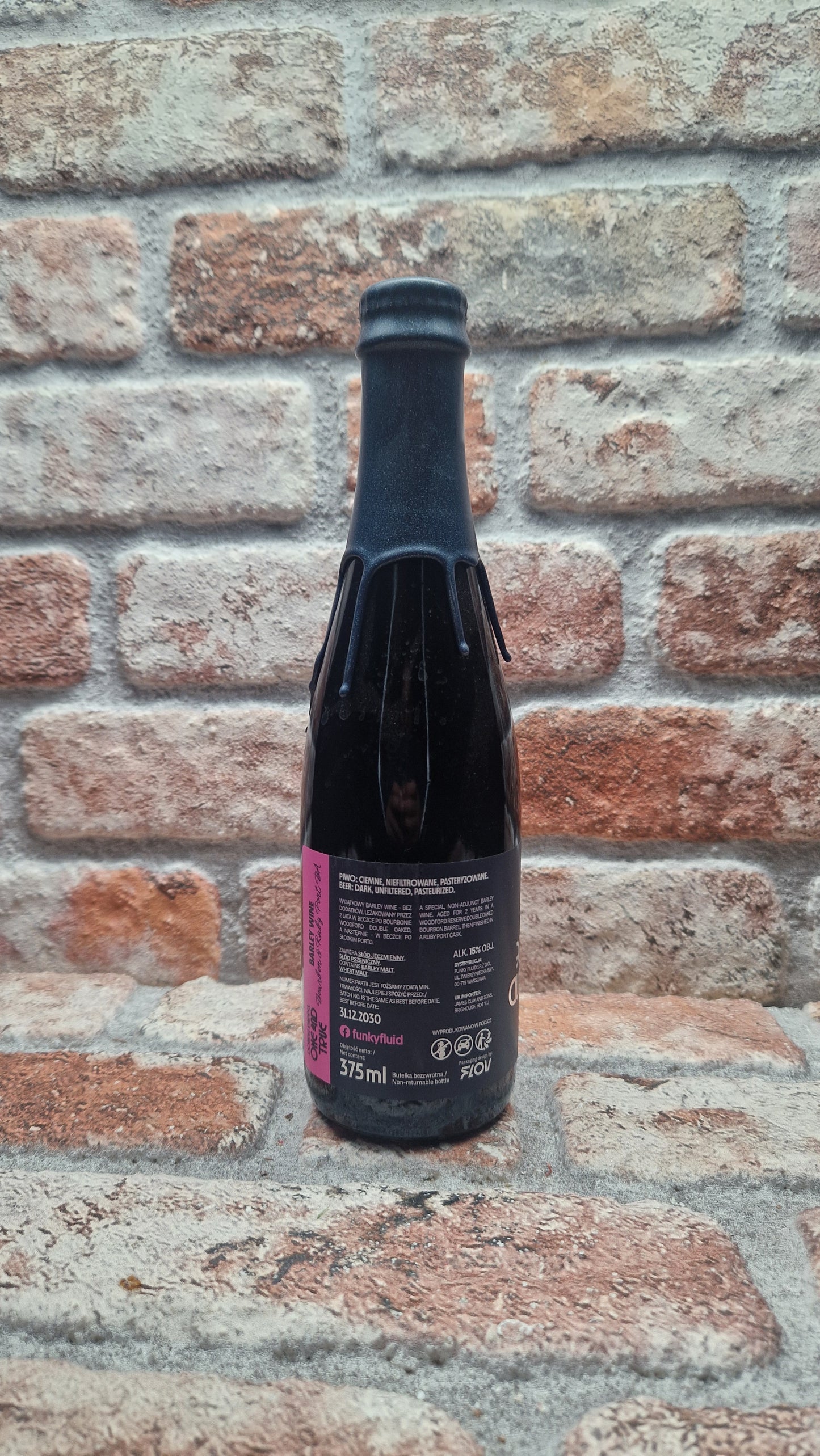 Funky Fluid Double Barrel One And True Barleywine - 37.5 CL