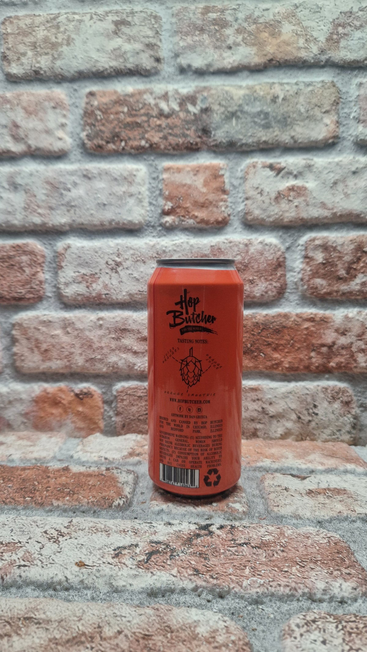 Hop Butcher For The World Blazed Orange IPA - 47.3 CL (1 pint)