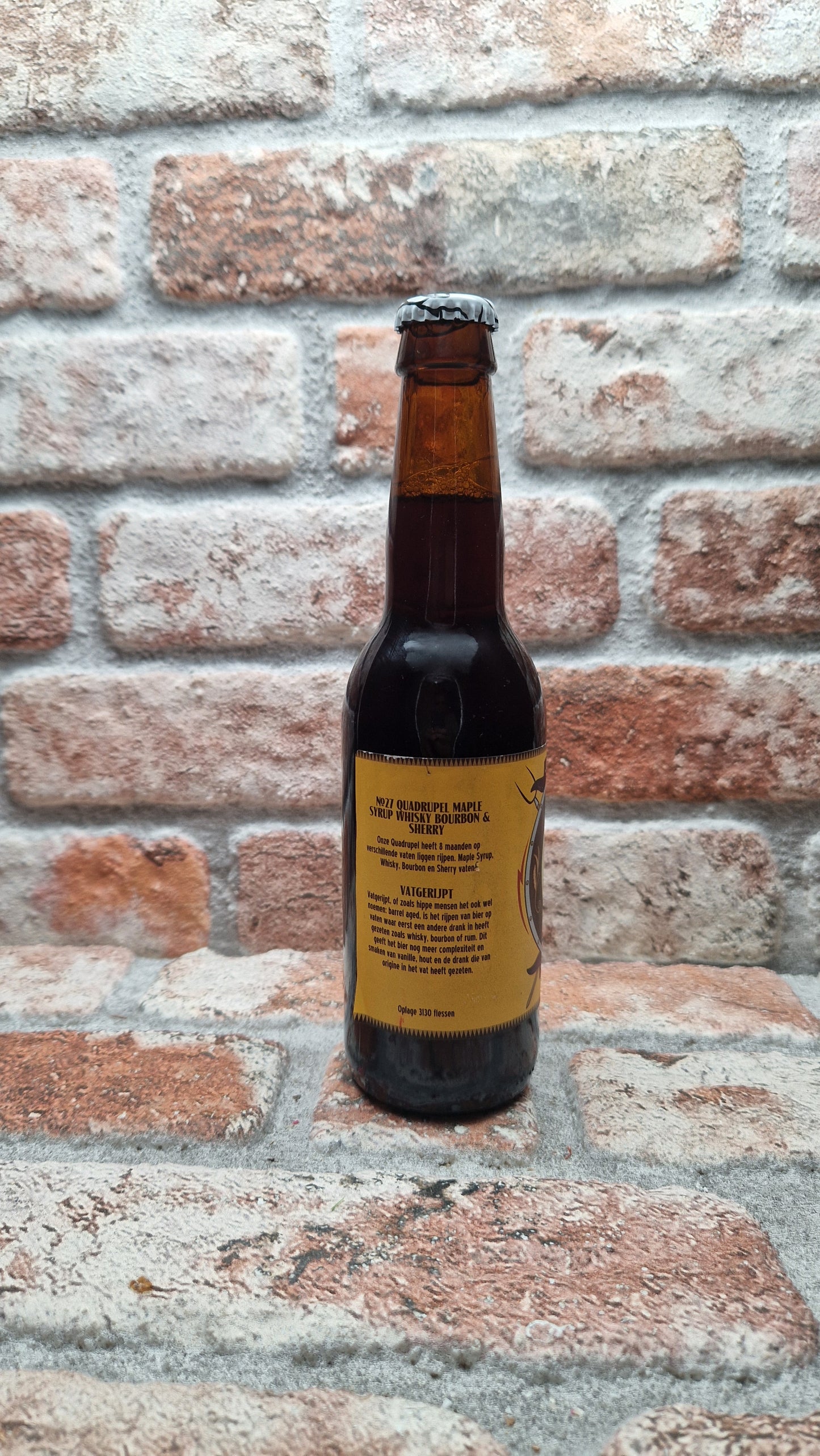 Grutte Pier Brouwerij Vatgerijpt #27 QUADRUPEL MAPLE SYRUP WHISKY BOURBON SHERRY - 33 CL