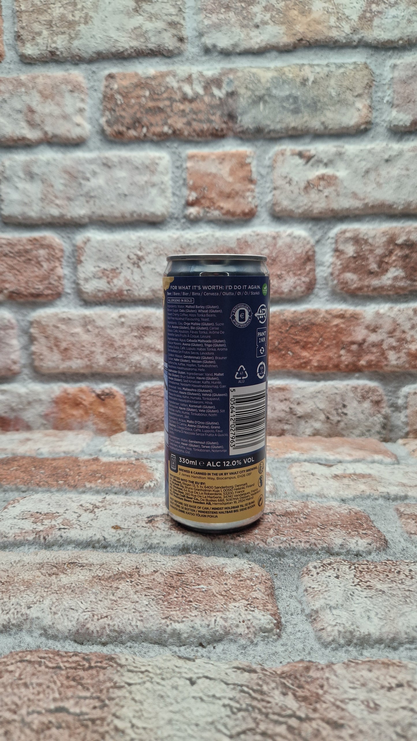 Low Key Barrel Project For What It's Worth: I'd Do It Again Stout - 44 CL