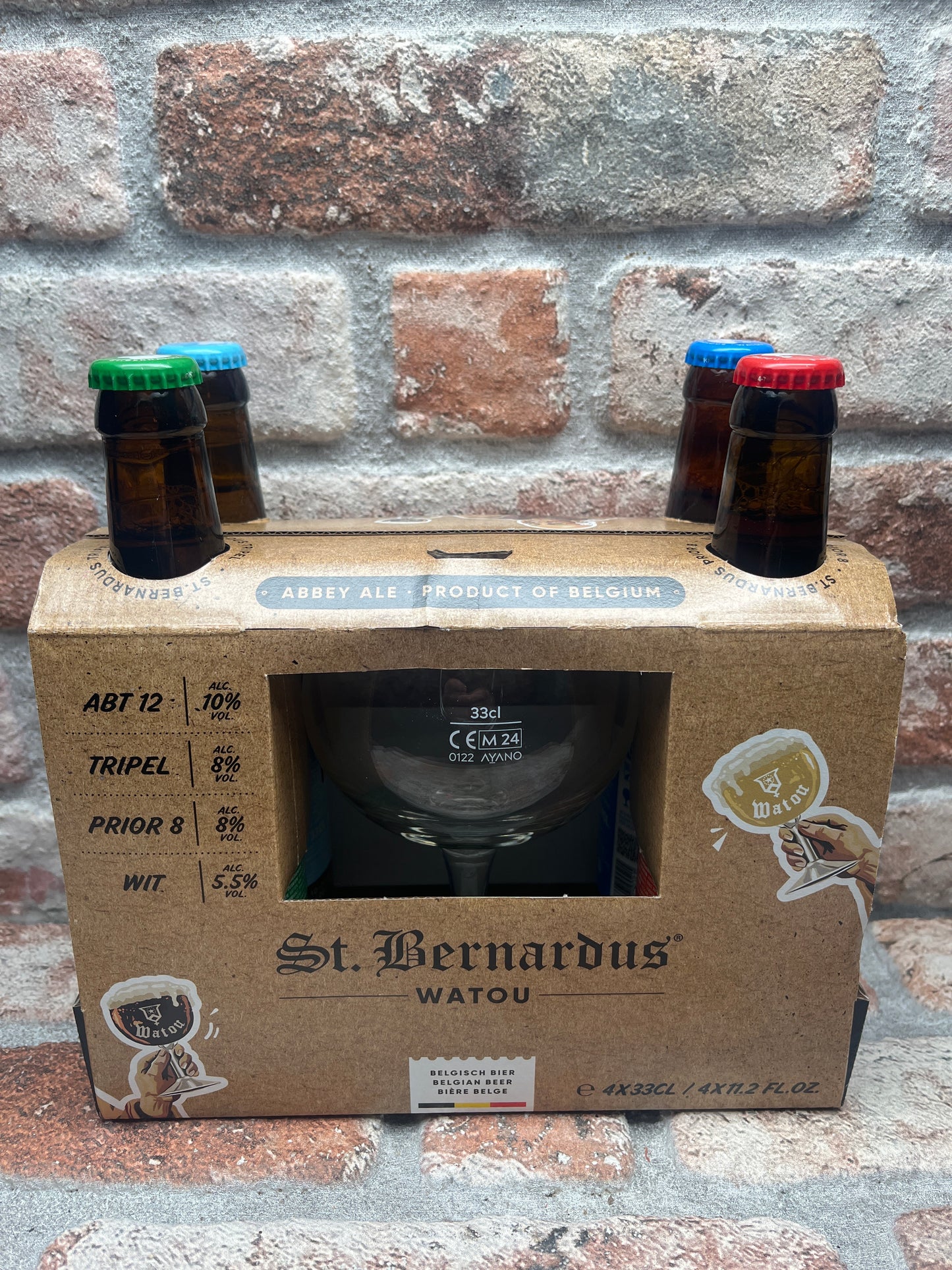 Brewery Sint-Bernardus Gift Pack 4 beers plus glass Gift Pack - 33 CL