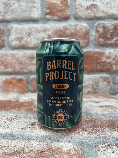 Brouwerij Kees Barrel Project Dark Saison Aged In Brandy Barrels 2025 Saison Ale - 33 CL