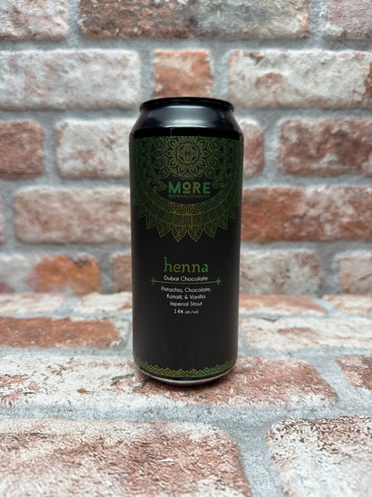 More Brewing Company Henna: Dubai Chocolate Stout - 47.3 CL (1 pint)