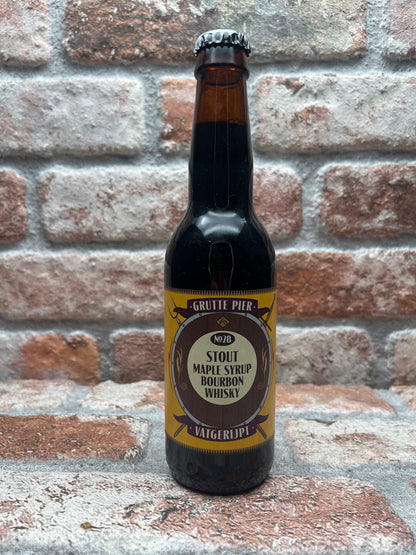 Grutte Pier Vatgerijpt #28 Stout Maple Syrup Bourbon Whisky Stout - 33 CL