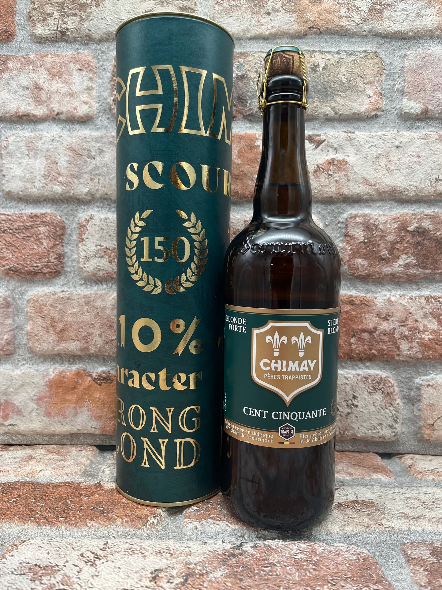 Chimay 150 (Green) with tube Blonde - 75 CL