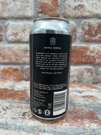 Factory Joyful People (Coconut &amp; Almonds) Stout - 44 CL