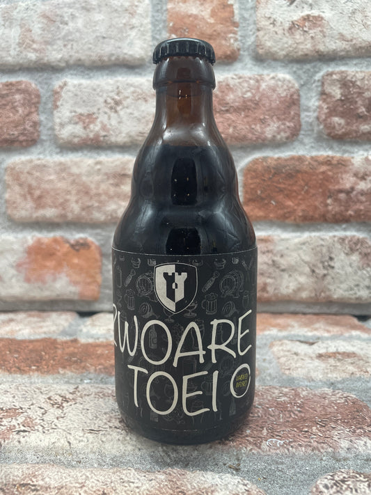 Special beer Brouwerij Gelre Zwoare Toei Whiskey Infused Quadrupel - 33 CL