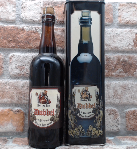 Hertog Jan Dubbel met koker 1991 - 75 CL