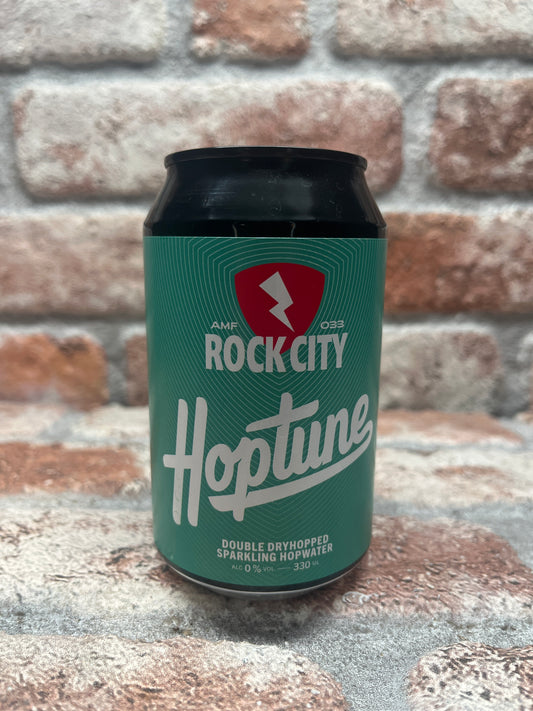 Rock City Hoptune Double Dryhopped Sparkling Hopwater Alcohol Free - 33 CL