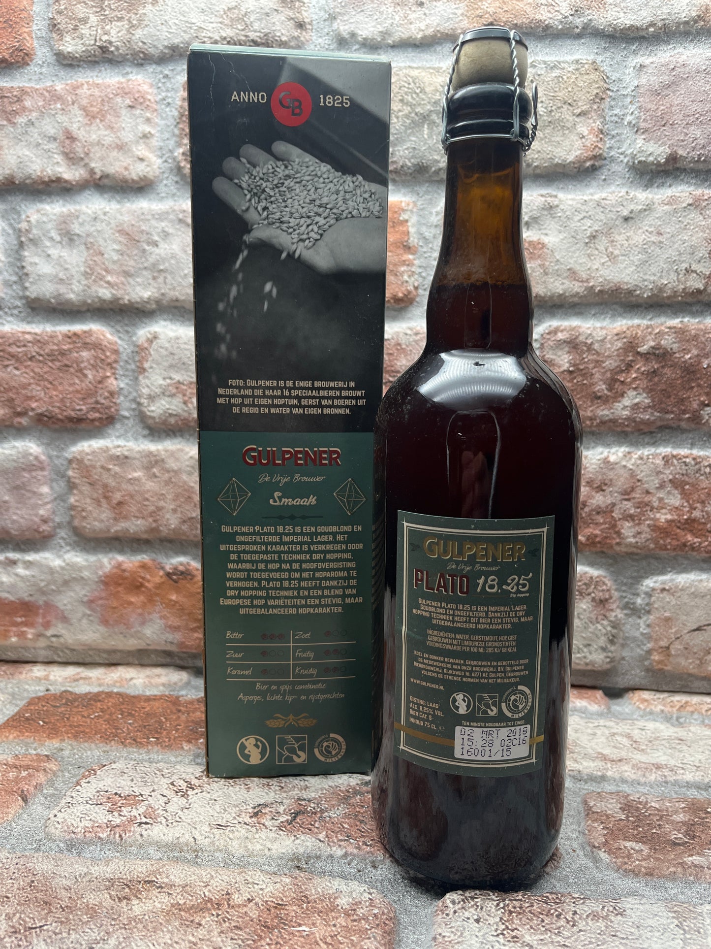 Gulpener Plato 18.25 Speciale Editie No. 2 2016 Lager - 75 CL