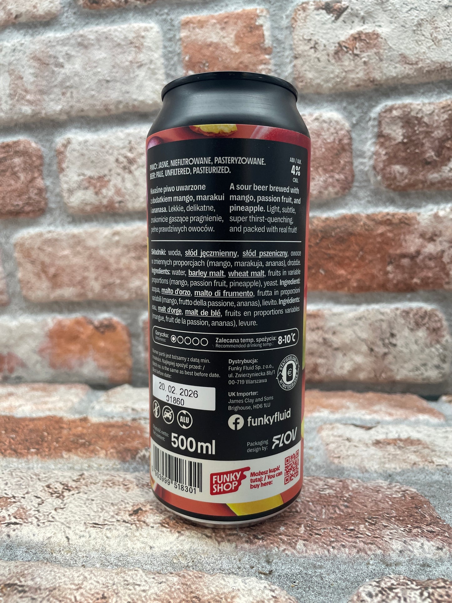 Funky Fluid Tropic Exotic Sour - 44 CL