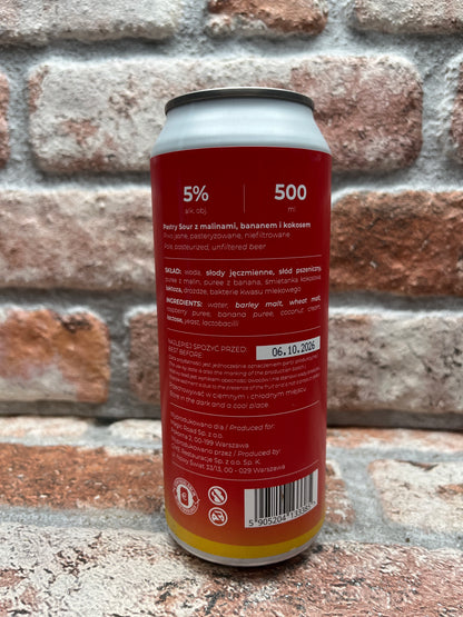 Magic Road Wonders - Raspberry, Banana &amp; Coconut Cream Sour - 50 CL