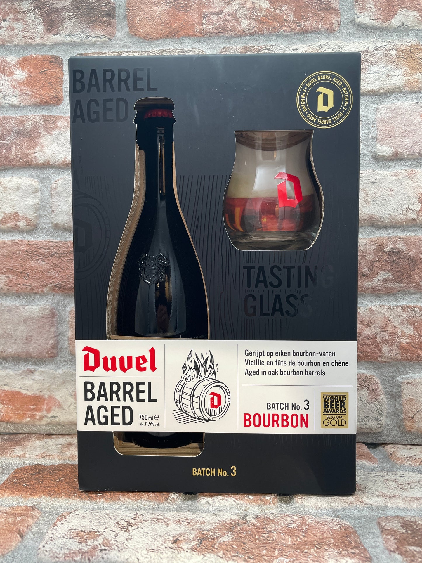 Duvel Barrel Aged Batch #3 Incl glass 2018 Ale - 75 CL