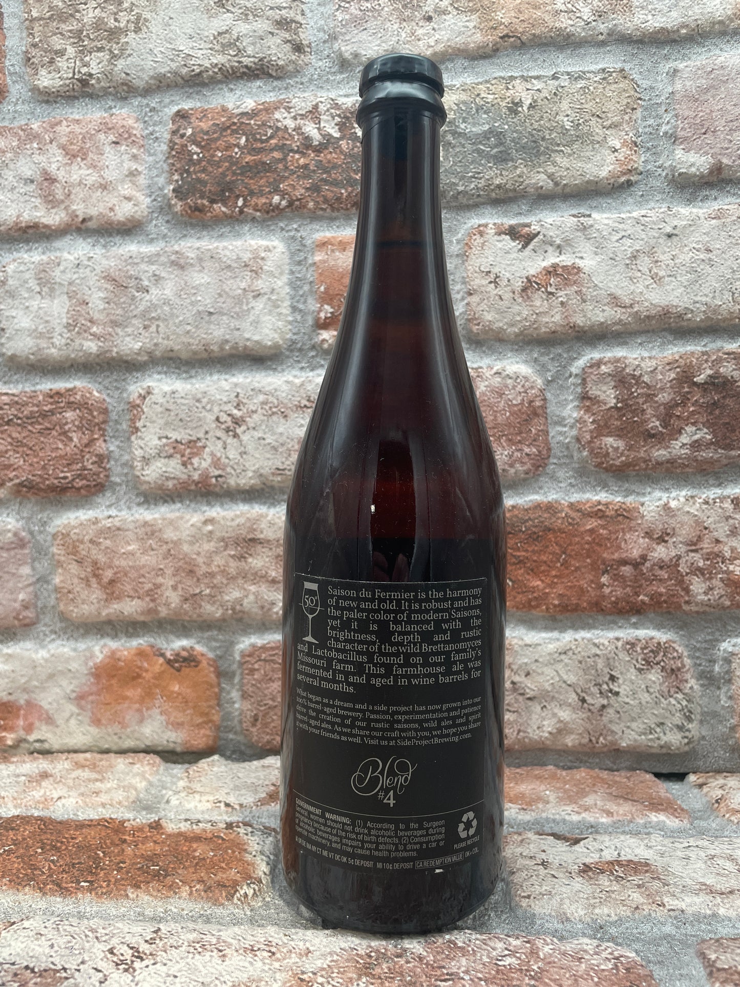 Side Project Saison Du Fermier (Blend #4) Saison Ale - 75 CL