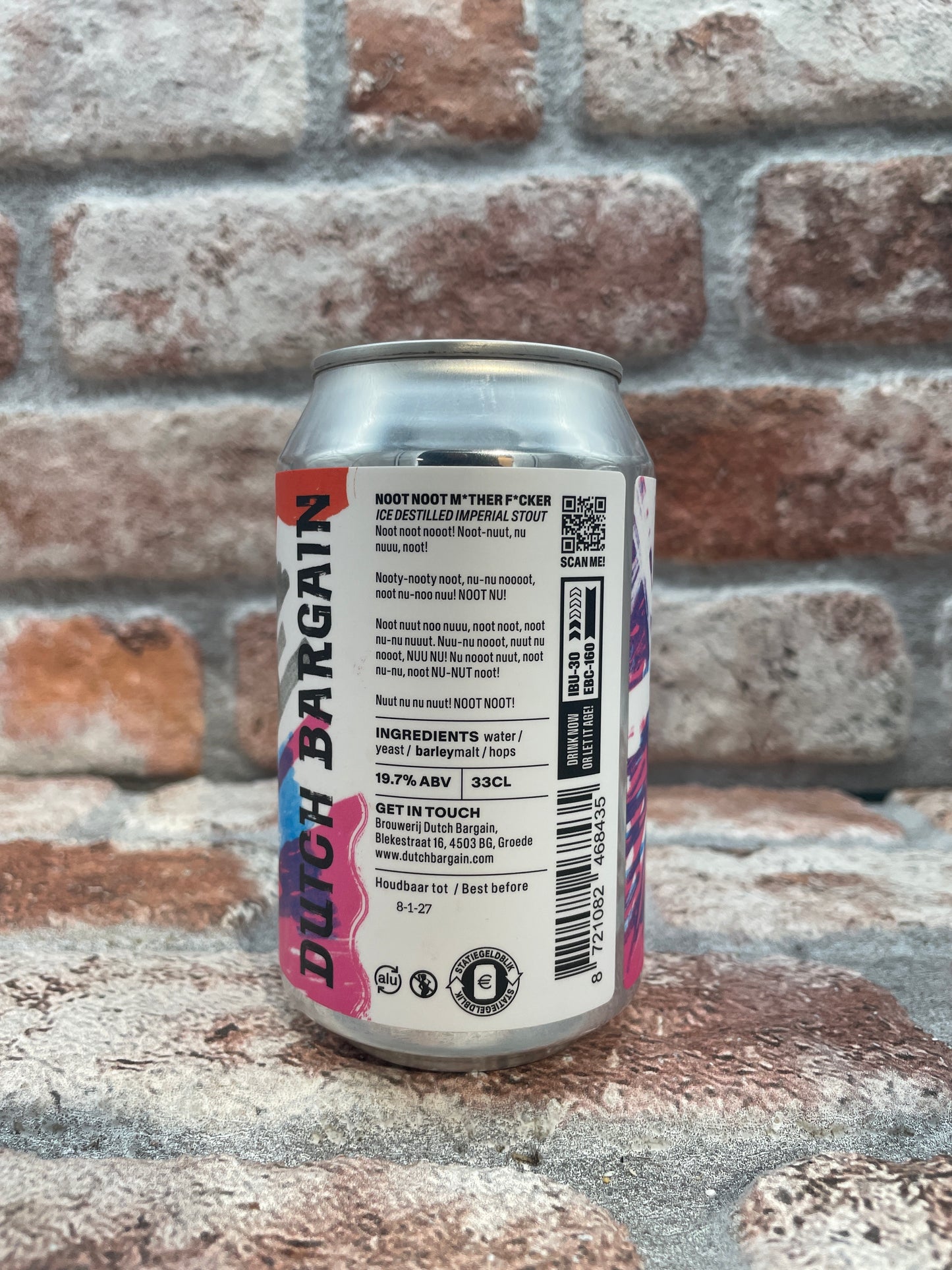 Dutch Bargain Noot Noot M*ther F*cker Ice Distelled Stout - 33 CL