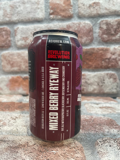 Revolution Mixed Berry Ryeway Rye 2020 Ale - 33 CL