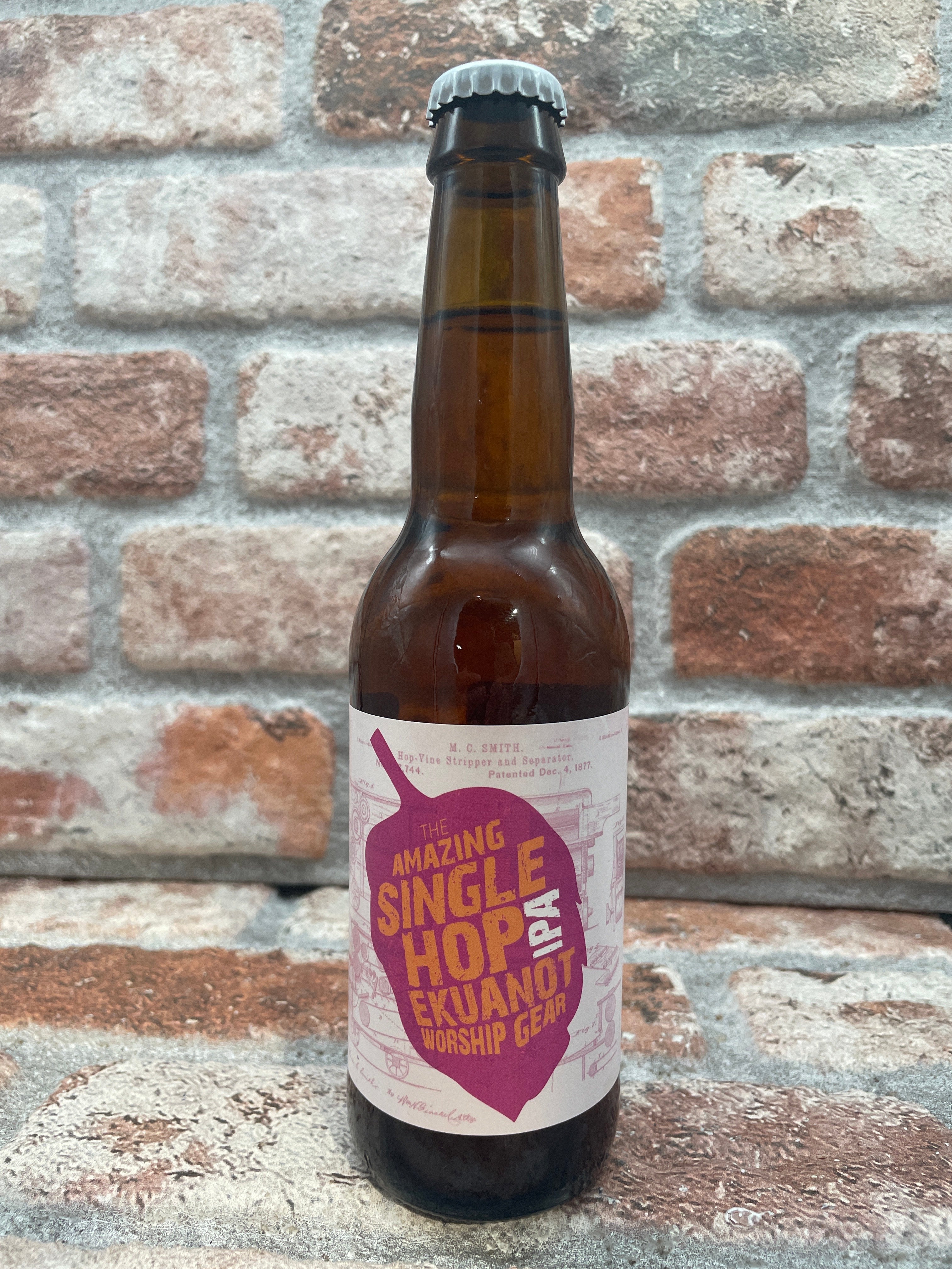 Streeper The Amazing Single Hop Ipa Ekuanot Worship Gear IPA beer - 33 ...