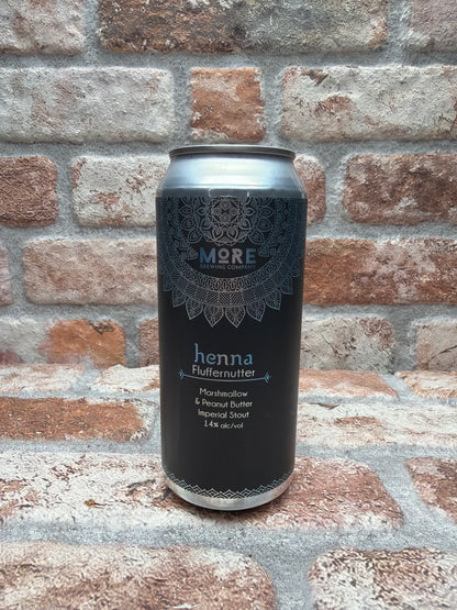 More Brewing Company Henna: Fluffernutter (2021) Stout - 47.3 CL (1 pint)