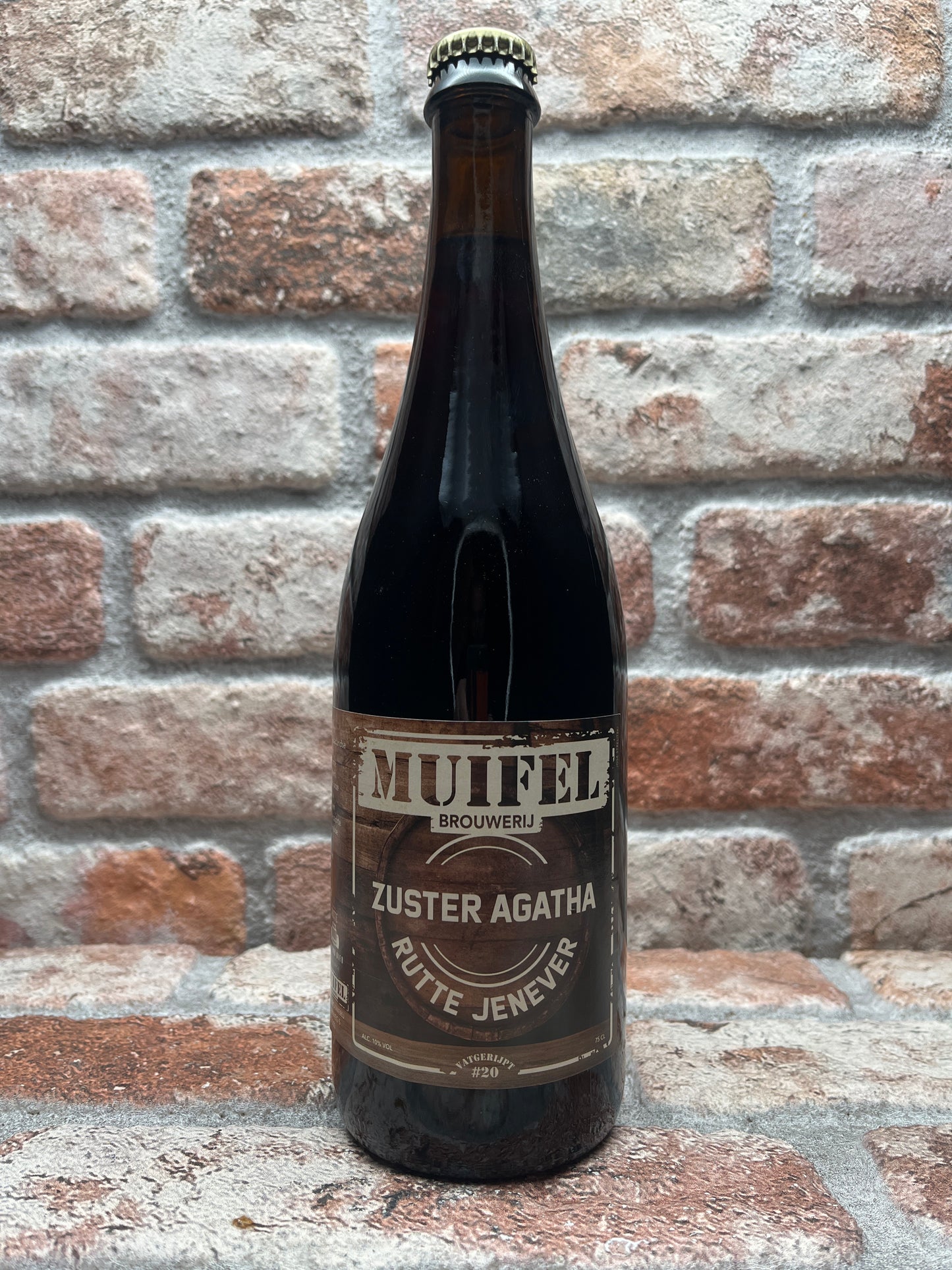 Muifel Brouwerij Vatgerijpt #20 Zuster Agatha Rutte Jenever Quadrupel - 75 CL