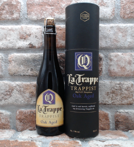 La Trappe Quadrupel Oak Aged Batch 29 - Met koker 2017 - 37.5 CL