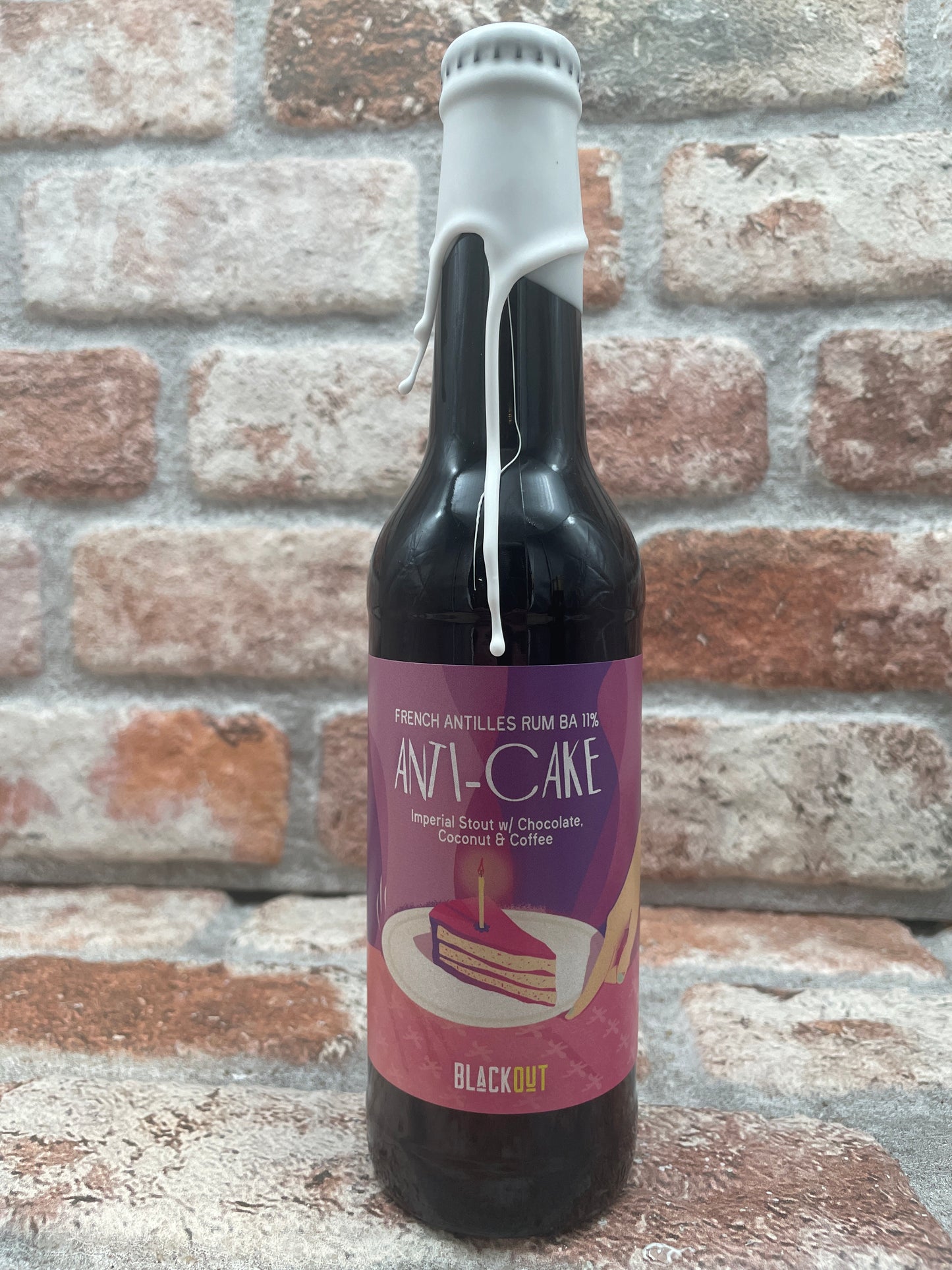 Blackout Brewing Anti-Cake BA French Antilles Rum Stout - 33 CL