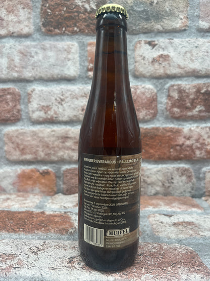 Muifel Brewery Barrel-Aged #18 Brother Everardus Paulliac Red Wine 2025 Tripel - 33 CL