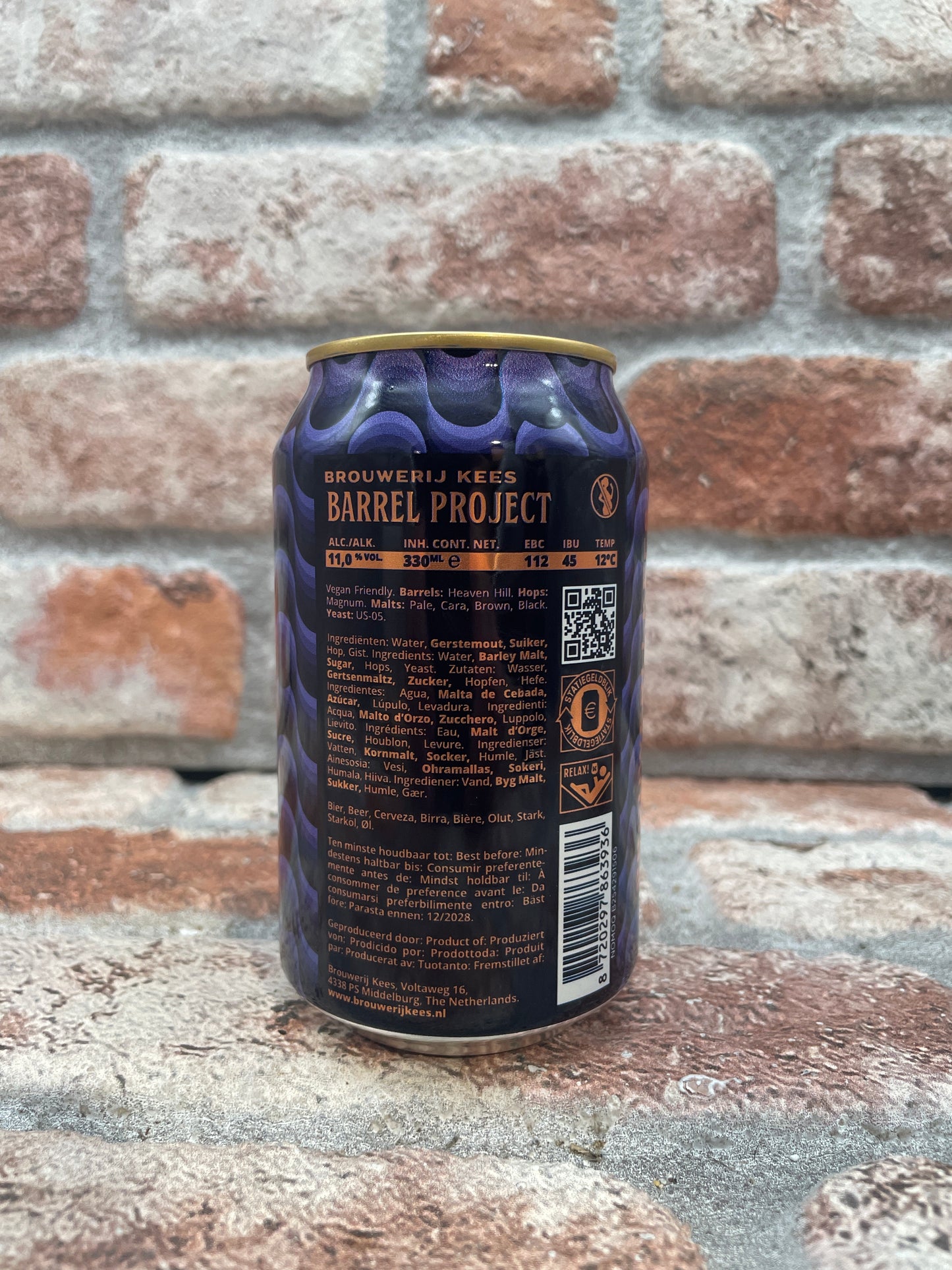 Kees Brewery Barrel Project Royal Black 2025 Stout - 33 CL