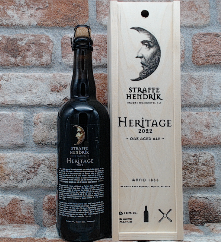 Straffe Hendrik Heritage - met kistje 2022 Quadrupel - 75 CL