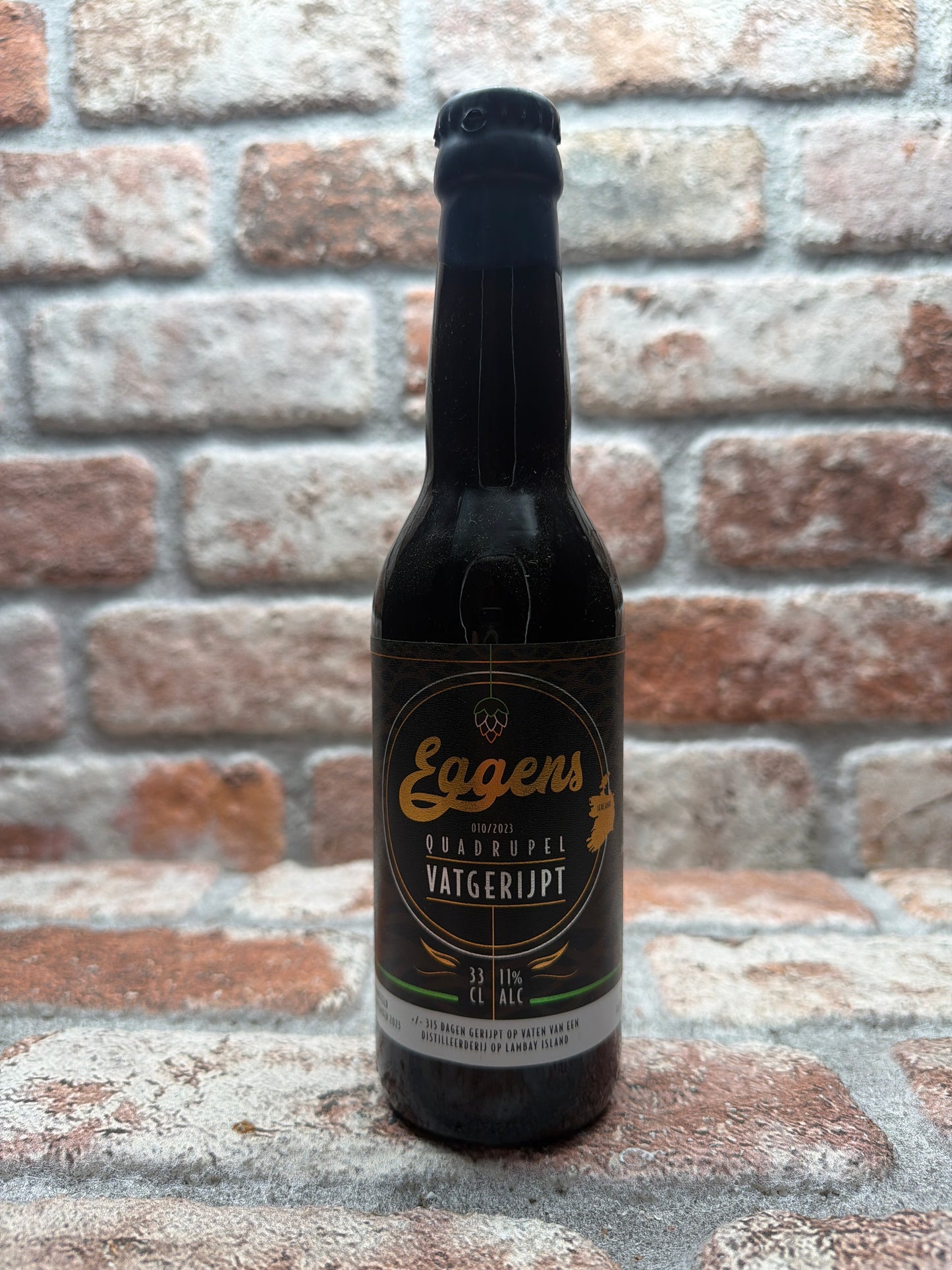 Eggens Quadrupel Vatgerijpt 010/2023 - Lambay Whiskey - 33 CL