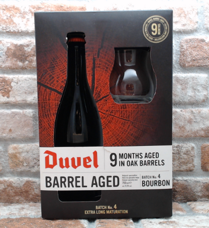 Duvel Barrel Aged Badge #4 Bourbon Including. Glas - 75 CL