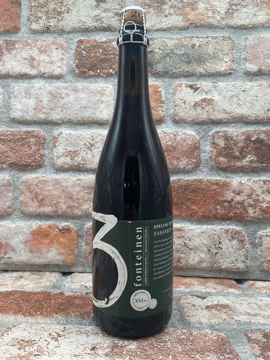 3 Fountains Twist of Fate XVI.iv: Rhubarb + Kriek 2021 Lambic/Geuze - 75 CL