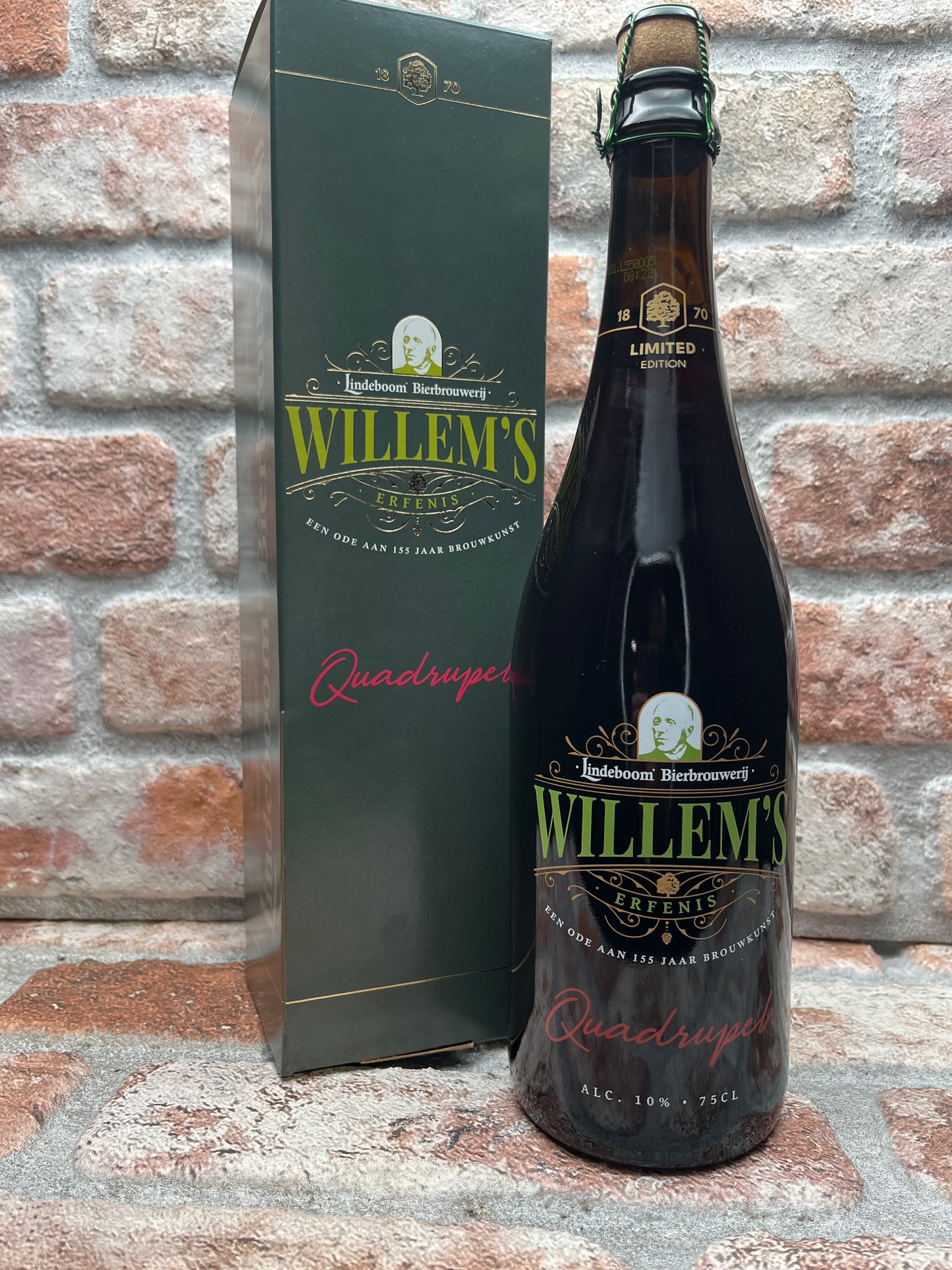 Lindeboom Willem's Heritage: Quadrupel Gift Packaging Quadrupel - 75 CL