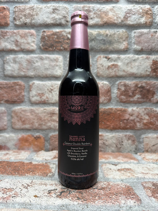 More Brewing Company Barrel-Aged Henna: Coconut Double Rainbow (2024) Stout - 50 CL