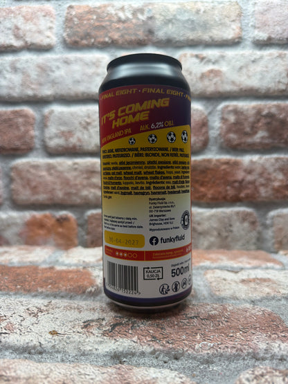 Funky Fluid It's Coming Home (Final Eight - England) IPA - 50 CL