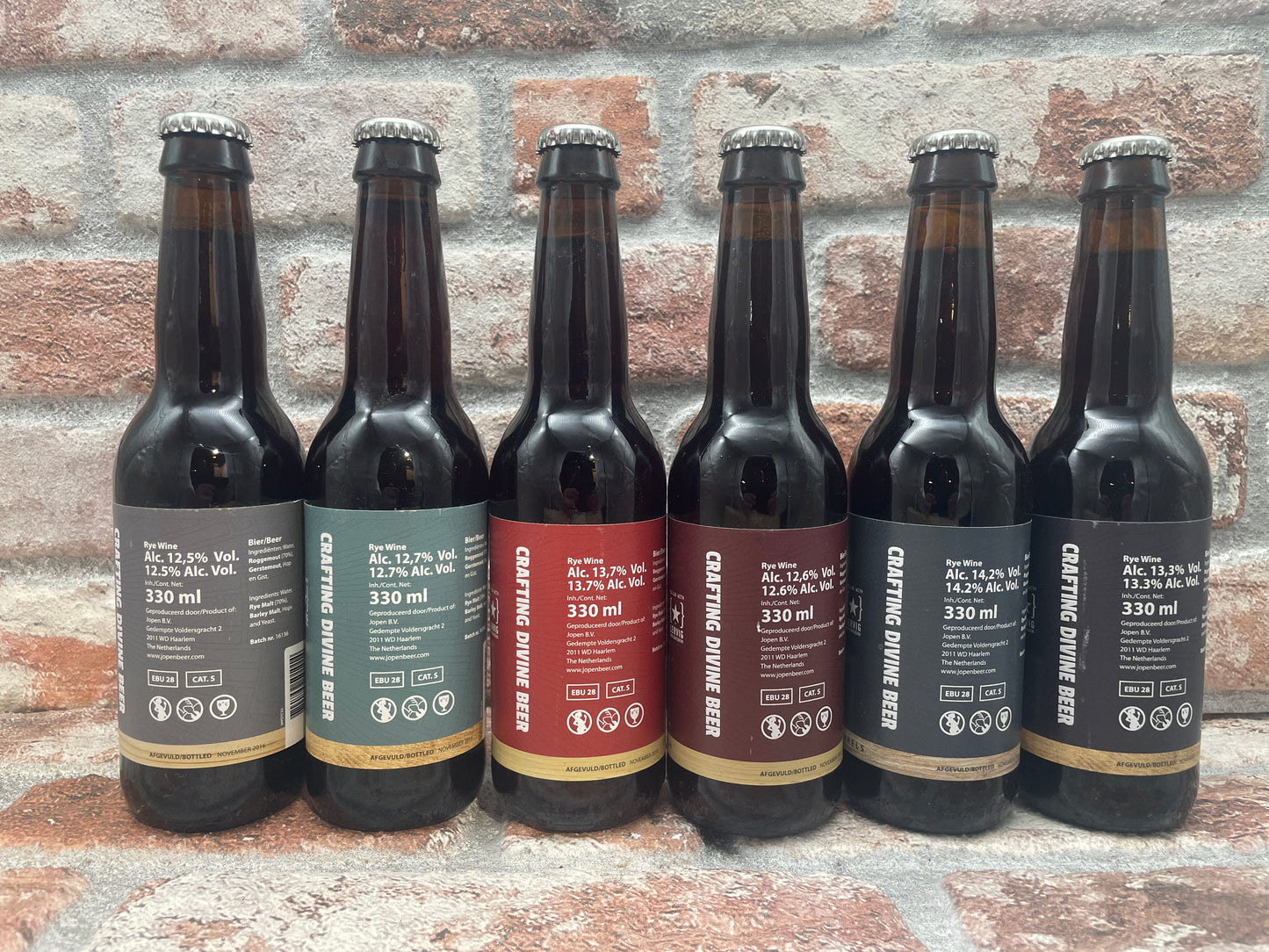 Jopen Jopen Don't tRYE This ²home Set 6 bottle Collab Lervig 2016 - 33 CL