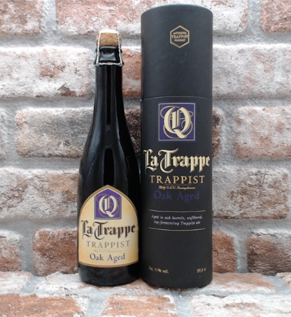 La Trappe Quadrupel Oak Aged Batch 38 - Met koker 2020 - 37.5 CL