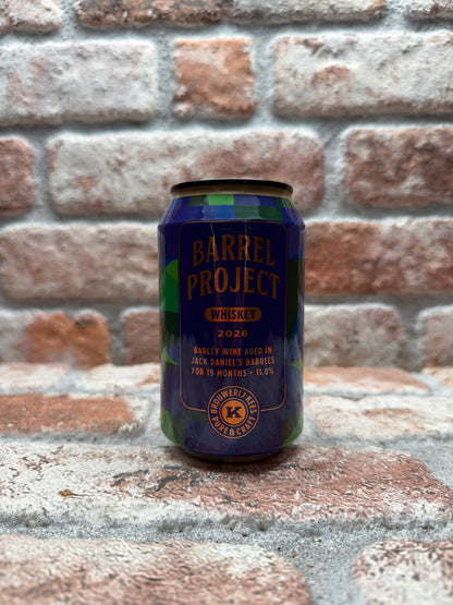 Brouwerij Kees Kees Barrel Project 2026 Barley Wine Aged In Jack Daniel’s Barrels Barleywine - 33 CL
