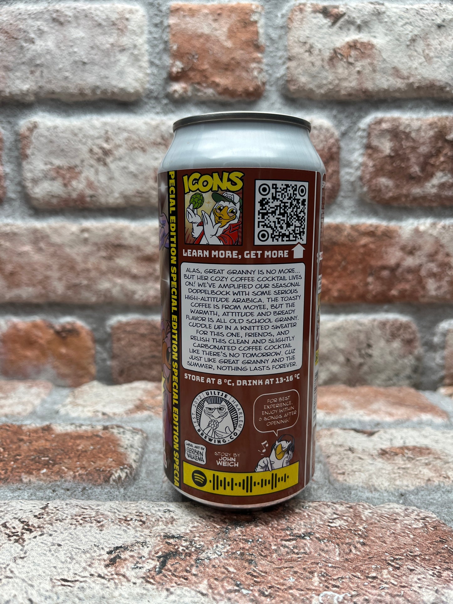 Uiltje Brewing Company Great Granny's Cozy Coffee Cocktail Bock - 44 CL