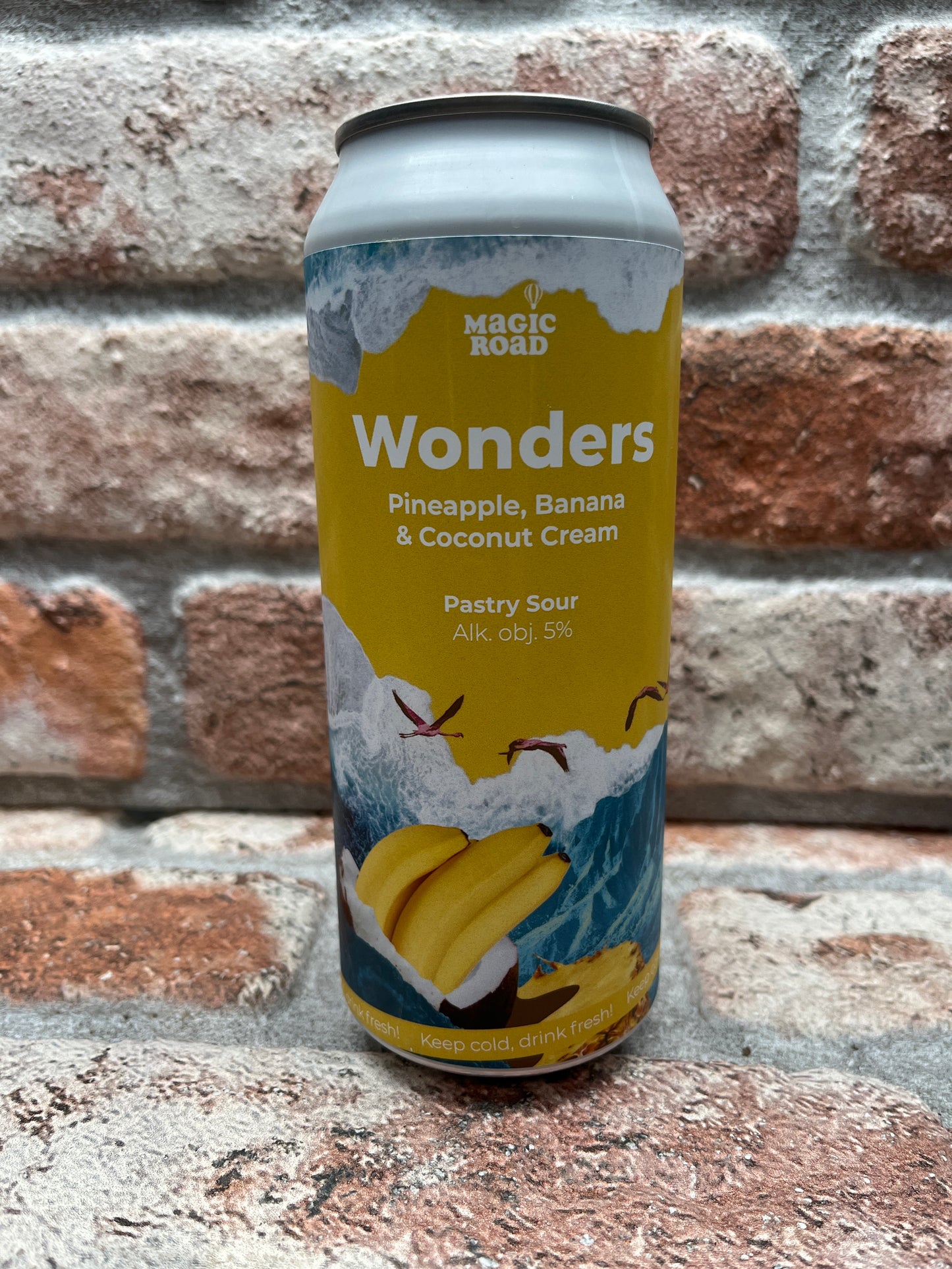 Magic Road Wonders - Pineapple, Banana &amp; Coconut Cream Sour - 50 CL