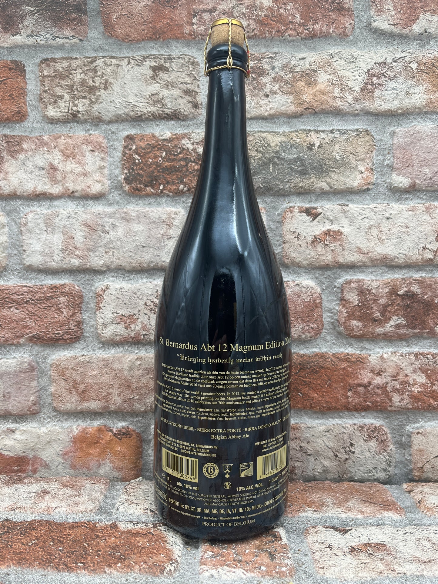 Brouwerij Sint-Bernardus Abt 12 70 Anniversarry Magnum 2016 Quadrupel - 1.5 L