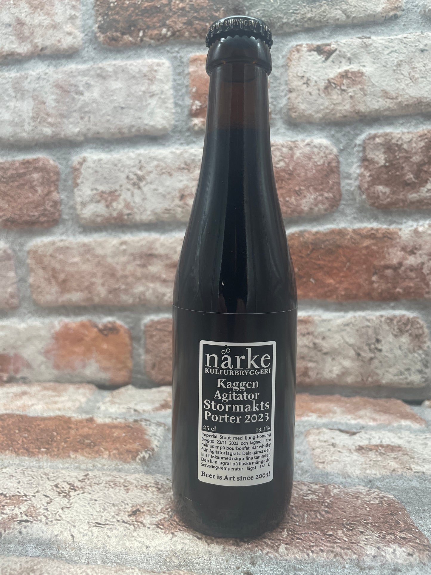 Narke Kulturbryggeri Kaggen Agitator Stormaktsporter 2023 Stout - 25 CL