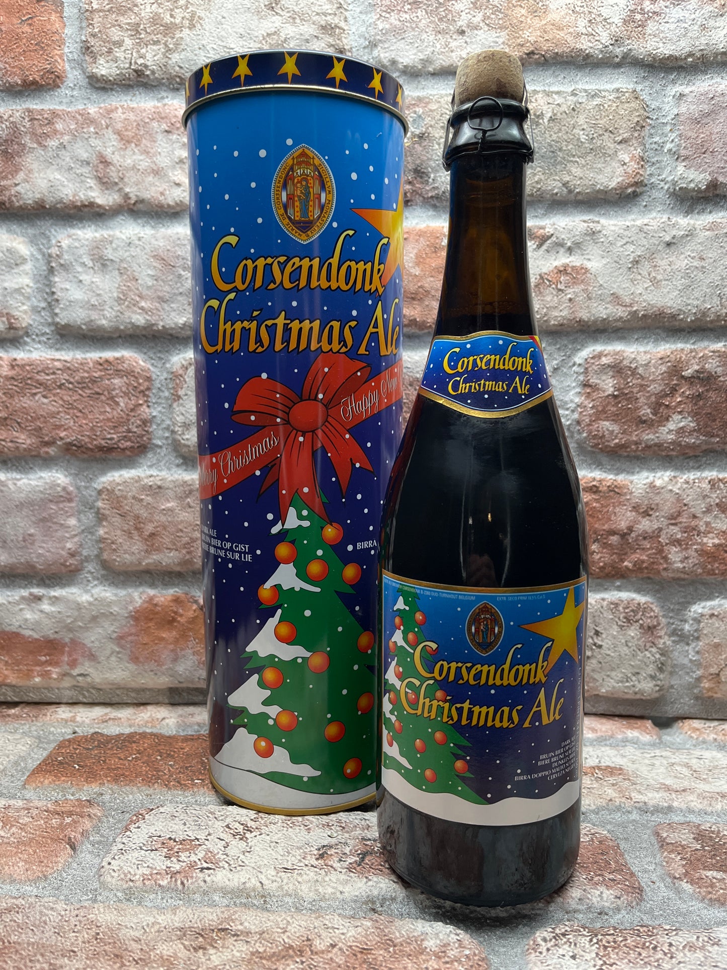 Corsendonk Christmas Ale with can 2010 - 75 CL