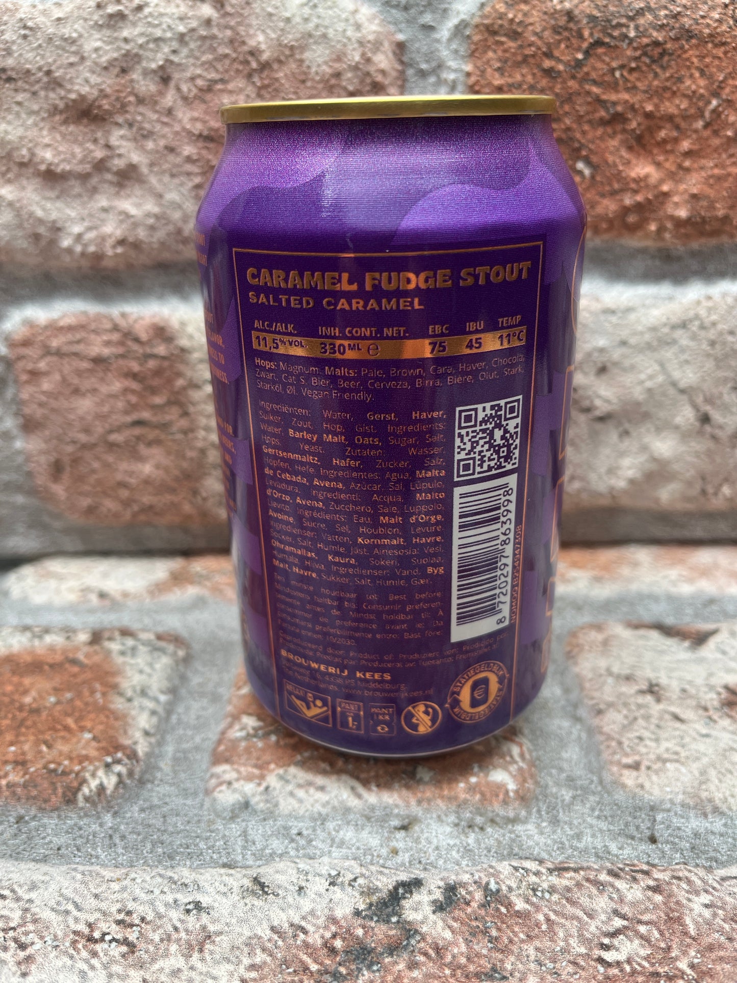 Brouwerij Kees Caramel Fudge Salted Caramel Stout - 33 CL