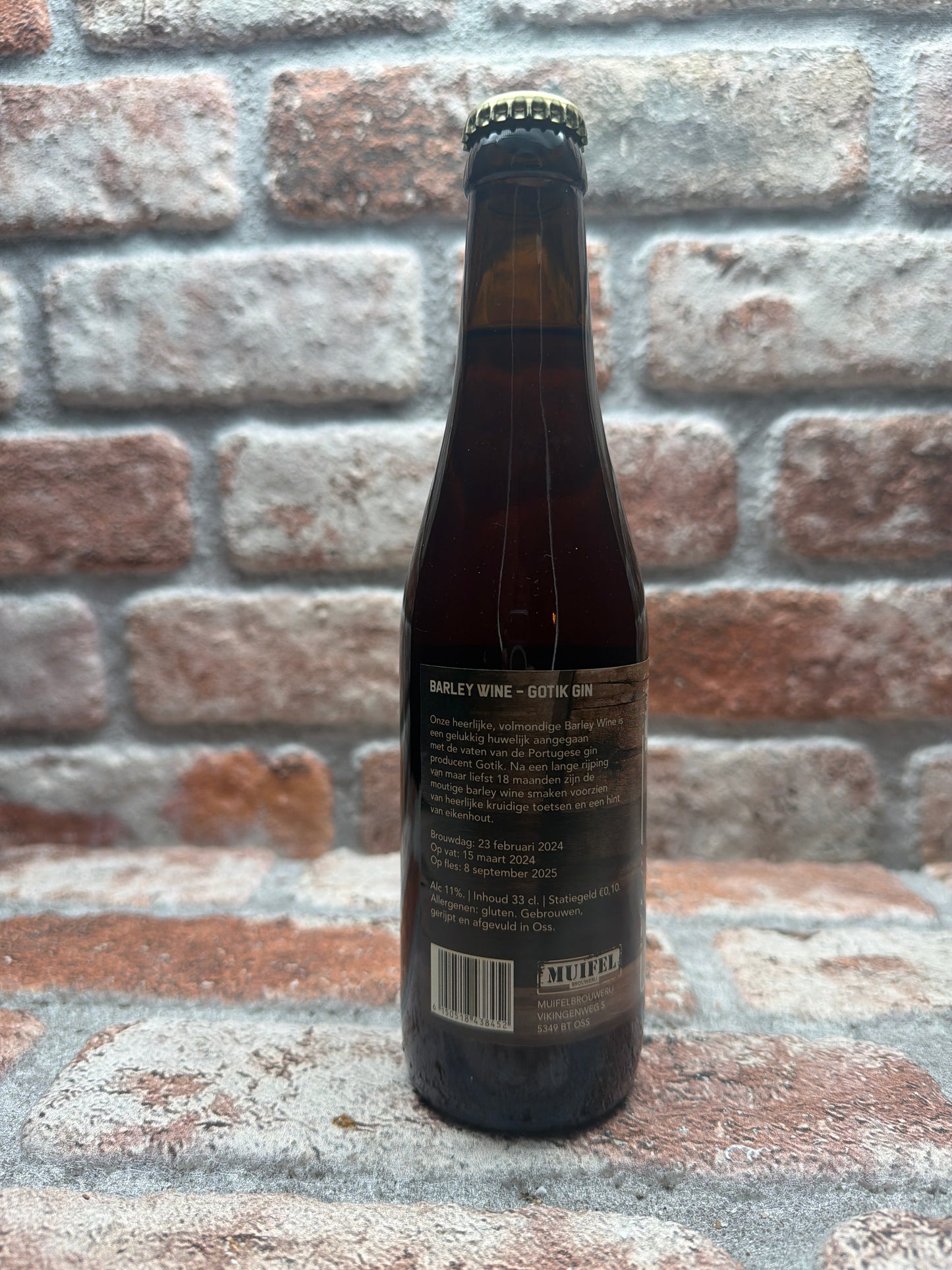 Muifel Brouwerij Vatgerijpt #21 Barleywine Gotik Gin 2025 Barleywine - 33 CL
