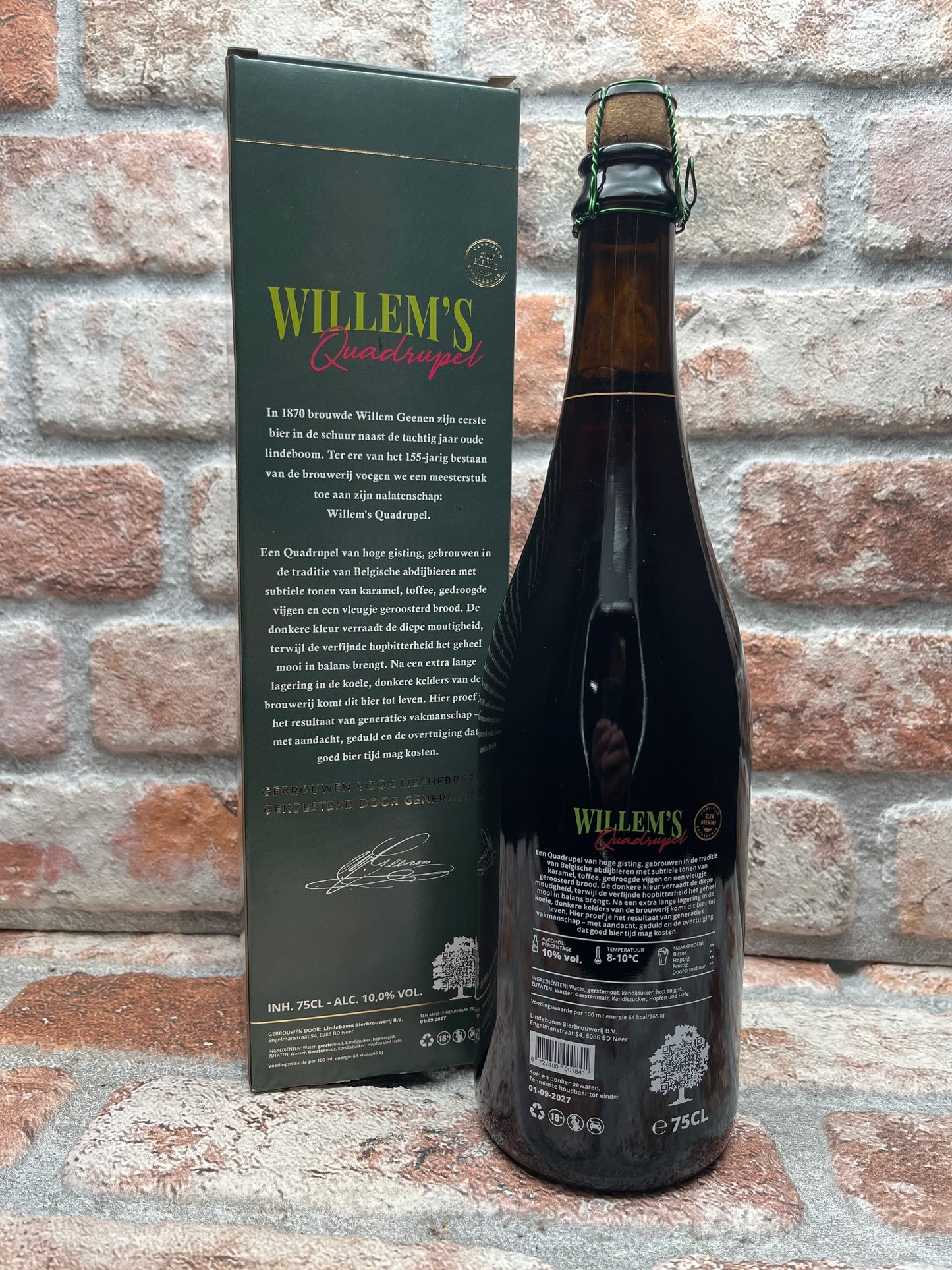 Lindeboom Willem's Heritage: Quadrupel Gift Packaging Quadrupel - 75 CL